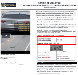 Notice of Violation